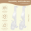 Valance Clips, Clear Plastic Clips for Blinds, Hidden Window Blind Horizontal (12 PCS) 5