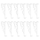 Valance Clips, Clear Plastic Clips for Blinds, Hidden Window Blind Horizontal (12 PCS) 1