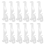 Valance Clips, Clear Plastic Clips for Blinds, Hidden Window Blind Horizontal (12 PCS) 2