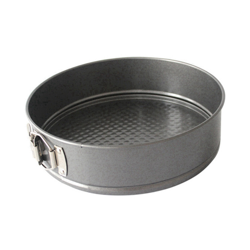 Round Leakproof Baking Cake Pan With Tin Mold Removable Bottom (9 Inches) Exogio