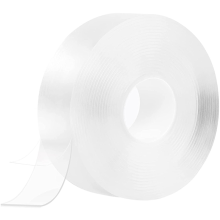 Double Sided Tape , Removable & Reusable Transparent for Walls, Carpet Home Decoration