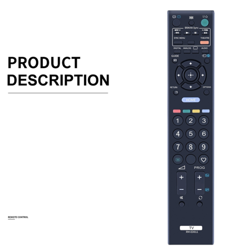 Télécommande Rm-Ed011 Pour Sony Bravia Smart Lcd Led Tv[J3984] - TV Son Photo