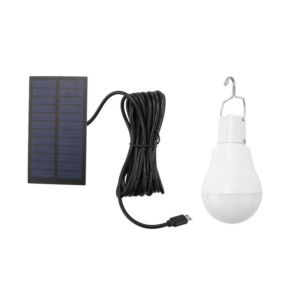 Portable Led Solar 15W Bulb Lamp Usb Rechargeable Powered Outdoor/Indoor Travel Camping Garden Light 4852799927350