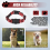 Collier réfléchissant pour chien Airtags - Réglable et robuste - Rouge 6