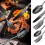 20-Piece Set, Stainless Steel Silverware Cutlery Set for 4, Pattern Design, Includes Dinner Knives 4