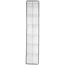 12 große Mesh-Taschen zum Aufhängen von Schuh-Organizer-Rack hinter Türen, Schuhaufbewahrung, Haushaltswandtasche, Raumaufbewahrung, B