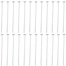 Lot de 100 mèches écologiques pour bougies en soja, 20 cm, pré-cirées, épaisses avec base