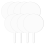 Acrylic Cake Topper Round Cupcake Blank Stick,DIY Circle DecoratingKit 1