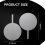 Acrylic Cake Topper Round Cupcake Blank Stick,DIY Circle DecoratingKit 9
