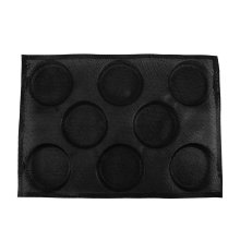 8 löcher Hamburger Bun Pfannen für Backen Mesh Silikon Brot Nicht Stick Perforierte Formen