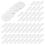 300 Pcs 3 Inch Silver Wine Pourer Discs Drip-Proof Drip Pouring Pour Spout Thin 3