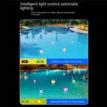 Luce galleggiante solare a LED, impermeabile, per piscina, lampada da giardino che cambia colore, luci da prato per fontana e laghetto