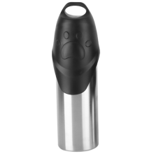 Botella de agua portátil para perros - Acero inoxidable, ideal para viajes al aire libre, senderismo, paseos, 750 ml