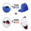 8Pcs Hat Hooks for Wall Rack Baseball Cap Display Hangers Black 6