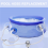 Diameter Easy to Install Accessory Pool Pump Replacement Hose - 59Inch Long for Models 300/330/530/1000 5
