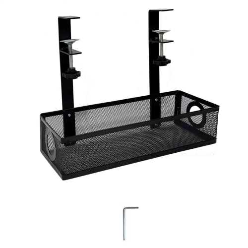Under Desk Cable Management Box Tray Wire Clamp Table Cord Organizer 1