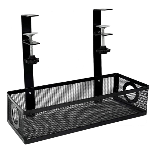 Under Desk Cable Management Box Tray Wire Clamp Table Cord Organizer