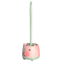 Toilet Bowl Brush and Holder, Compact Cleaning Set for Bathroom Deep