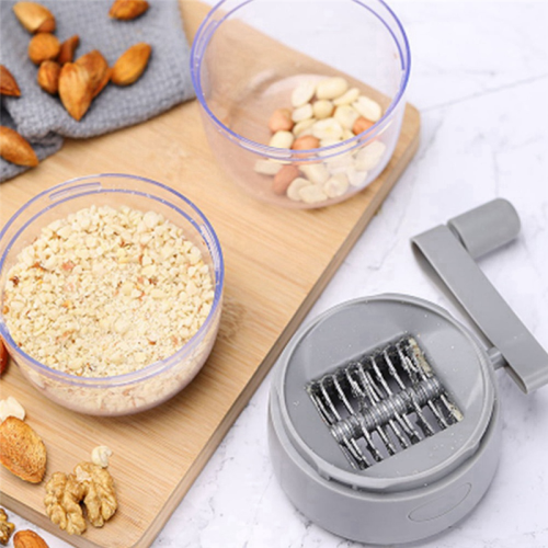 Molinillo de frutos secos, multifuncional, para cocina, hogar, con manivela 2