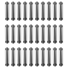 30-teiliges Cannoli-Röhrchen-Formen-Set aus Edelstahl, antihaftbeschichtet, Cremehorn, dänische Gebäckformen für Muschelrollen