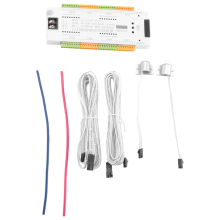 Striscia luminosa a LED con sensore di movimento per scale, 32 canali, dimmerabile, per interni, notturna, 12 V/24 V, flessibile