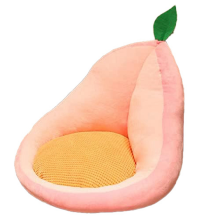 Cute Fruit Shaped Chair Cushion Thicken Plush Seat Pad Back Support Armchair Pillow