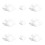 9PCS Clouds Decorations for Ceiling, Cotton Simulation Hanging Cloud Decoration, 3D Artificial Props 3
