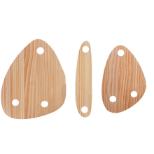 3 Pieces Wine Bottle Topper Serving Tray, Wooden Charcuterie Flat Board, Party Floating Cheese