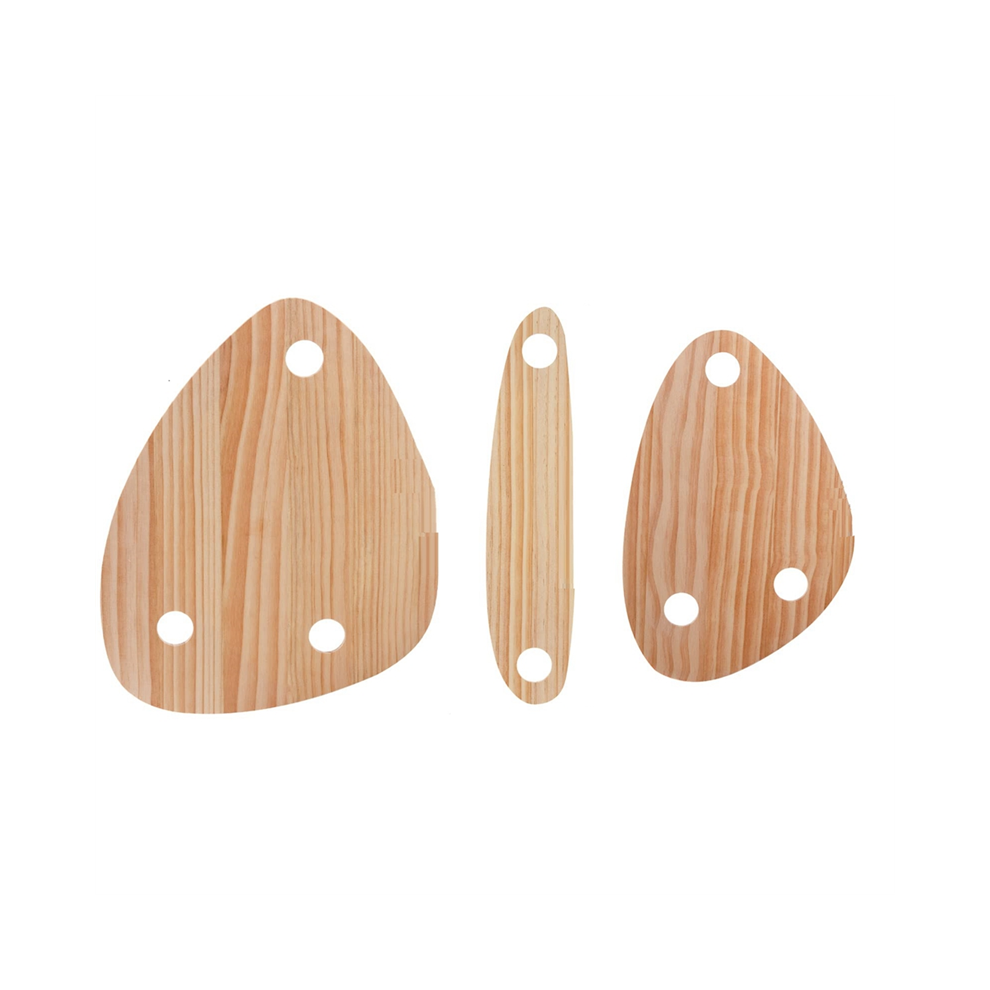Exogio 3 Pieces Wine Bottle Topper Serving Tray, Wooden Charcuterie Flat Board, Party Floating Cheese