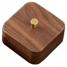 Nordic Simple Black Walnut Zahnseide Box Home Personalisiert