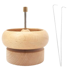 Kit de cuentas de madera para hilar cuentas de cintura económicas para hacer joyas, pulseras, encordar y hacer manualidades.