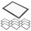 10PCS A5 Magnetic Diamond Art Frames, Self Adhesive Picture Frame Frames Display Black 10