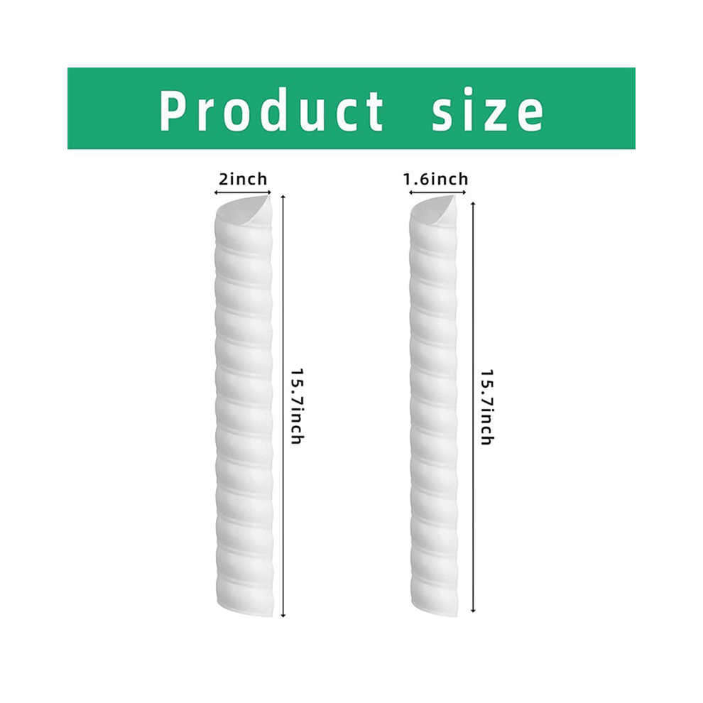 8PCS Baum Protektoren 2 GrößE Kunststoff Spirale Schutz Stamm Protector Wrap Rinde Rohr Wraps-image