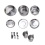 Camping Cookware Set,Stainless Steel Pot, Portable Outdoor Tableware Set, Foldable and Stackable Pot Set 1