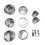 Camping Cookware Set,Stainless Steel Pot, Portable Outdoor Tableware Set, Foldable and Stackable Pot Set 2