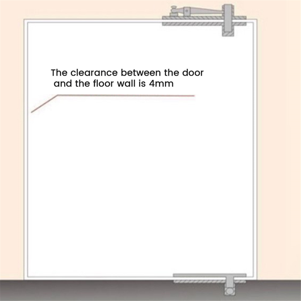 Heavy Duty Pivot Hinge For Wood Door,Hidden Door Secret Door, With 360 Degree Rotation, 2Pcs 4852799947297