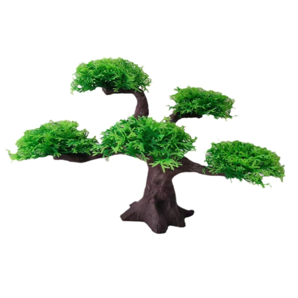 Exogio Artificial Aquatic Plant Aquarium Terrarium Fish Tank Ornaments Decors Simulation Moss Tree Ornament