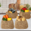 Hanging Fruit Basket for Kitchen, Boho Baskets Organizing, Wall Vegetable Baskets, Handwoven 4