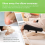 Cuscini ergonomici per braccioli per sedia, sollievo dalla pressione con cuscinetti in memory foam, set da 2 pezzi 5