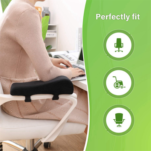 Cuscini ergonomici per braccioli per sedia, sollievo dalla pressione con cuscinetti in memory foam, set da 2 pezzi 1