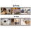 Dog Muzzle, Prevent Biting, Barking and Chewing Adjustable Breathable Mesh Soft Fabric Muzzle Allows Panting 18-24cm 3