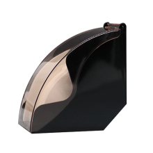 Soporte de acrílico para filtros de café, caja y cono de papel para filtros, resistente al polvo.