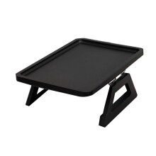 Sofa Armrest Clip Tray Portable Table Side for Cupcake Coffee Black
