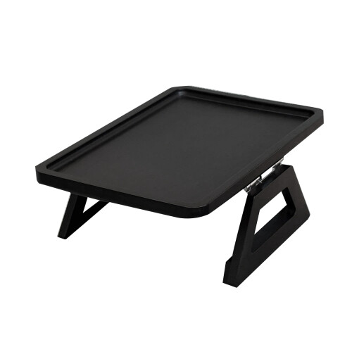 Sofa Armrest Clip Tray Portable Table Side for Cupcake Coffee Black