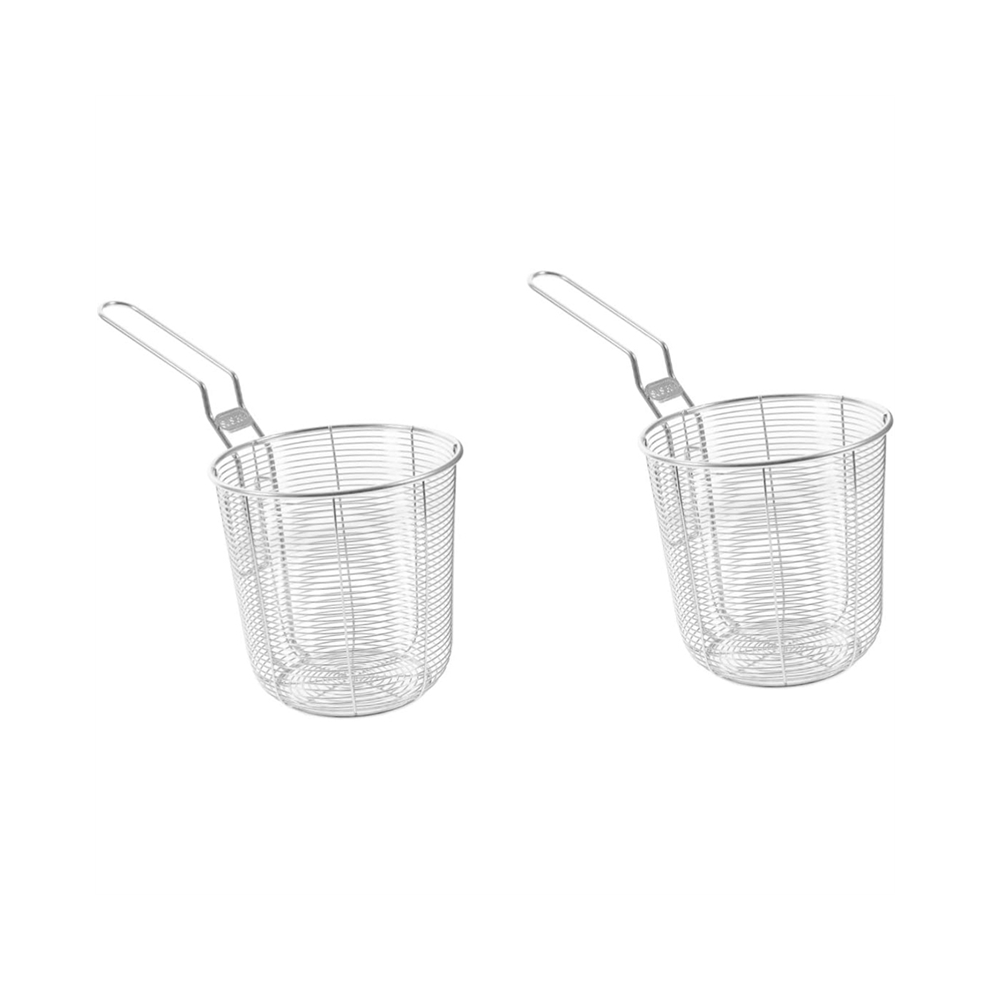 2 Pcs HeißEr Topf Sieb Edelstahl Sieb Silber Haushalt Scoop-image