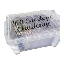 Caja de desafío de 100 sobres: una forma fácil y divertida de ahorrar 10 000 sobres para ahorrar dinero.