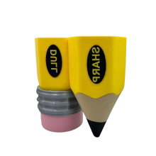 Pencil Pal Organizer, Neu - Stumpfhalter, Niedlicher Aufbewahrungs-Organizer, Schreibtisch-Zubehör, Gelb