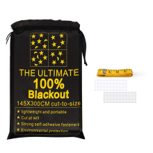 Cortinas opacas portátiles para ventanas de viaje, persianas temporales para dormitorios de bebés, dormitorios y oficinas, 200 cm