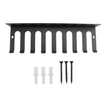estante de almacenamiento multiusos para equipos de gimnasio, colgador de bandas de resistencia, barra de pesas de alta resistencia.