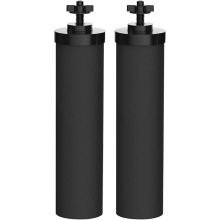 2PCS Water Filter Replacement for Black Activated Carbon Filters -Fed System